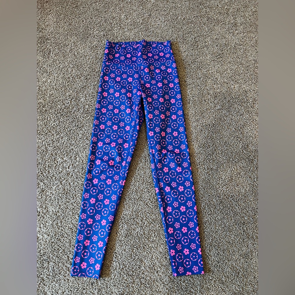 Beach Riot Sport Piper Leggings Wavy Floral